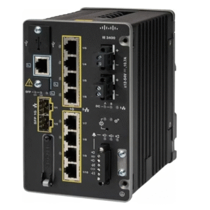 Cisco IE-3400-8T2S-A 10-Port L3 Managed, 8x GE RJ45 + 2x SFP Industrial Ethernet Switch (New Sealed)
