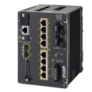 Cisco IE-3300-8T2S-A 10-Port 8x Gigabit RJ45 + 2x SFP Uplink Managed Layer 3 Industrial Ethernet Switch (New Sealed)