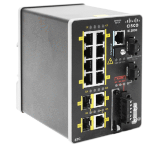 Cisco IE-2000-8TC-G-B 8x Fast Ethernet RJ45 Ports + 2x Gigabit Combo Uplink Managed Rugged Industrial Ethernet Switch (New Sealed)