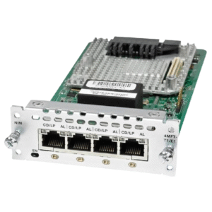 Cisco NIM-4MFT-T1/E1 4-Port Multiflex T1/E1 Voice & WAN Network Interface Module (New Sealed)